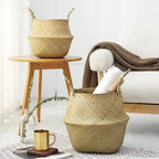 Willow Sea Grass Wicker Storage Basket