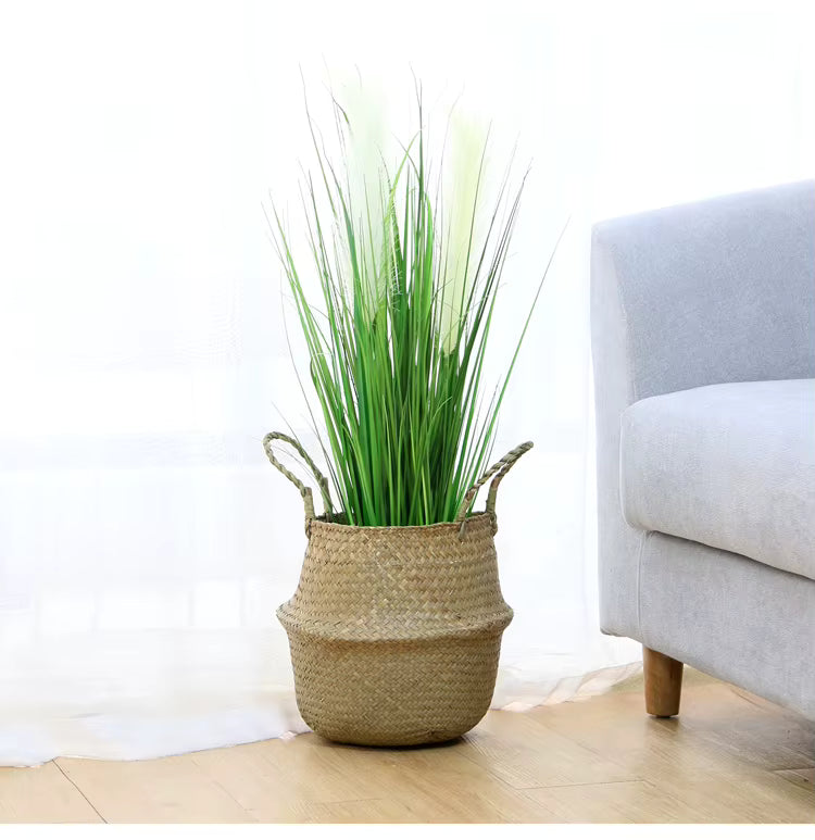 Eco-Friendly Tropical Sea Grass Wicker Storage Basket