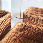 Rectangular Rattan Storage Basket