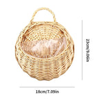 Handmade Wicker Rattan Hanging Planter Basket