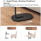 SwiftLift Side Table - White Frame