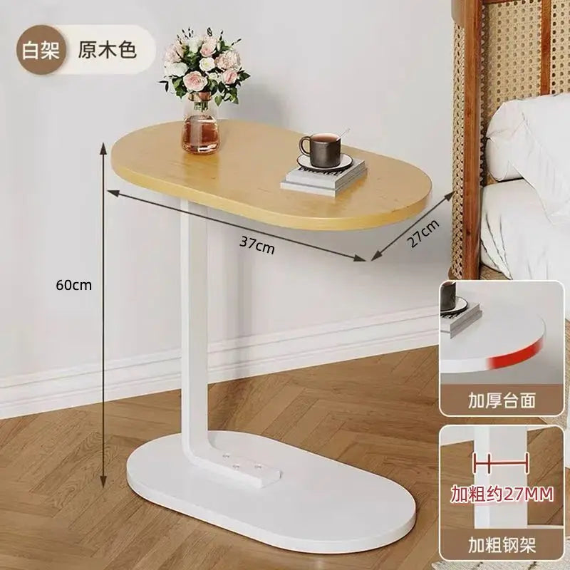 SwiftLift Side Table - White Frame