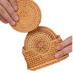 Handmade Rattan Non-Slip Coaster