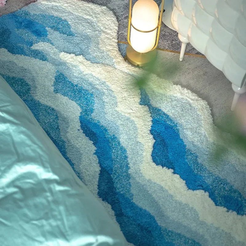 Ocean Wave Tufted Rug