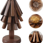 Wooden Tree Shape Hot Dish Trivets