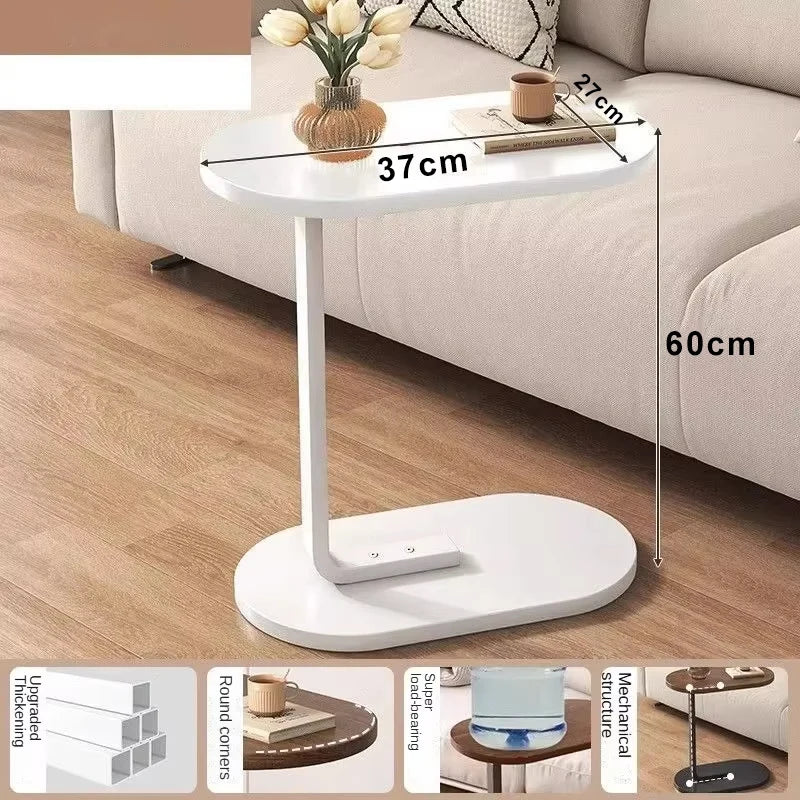 SwiftLift Side Table - White Frame