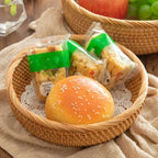 Circular Rattan Storage Basket