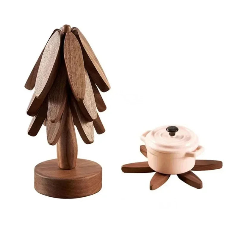 Wooden Tree Shape Hot Dish Trivets