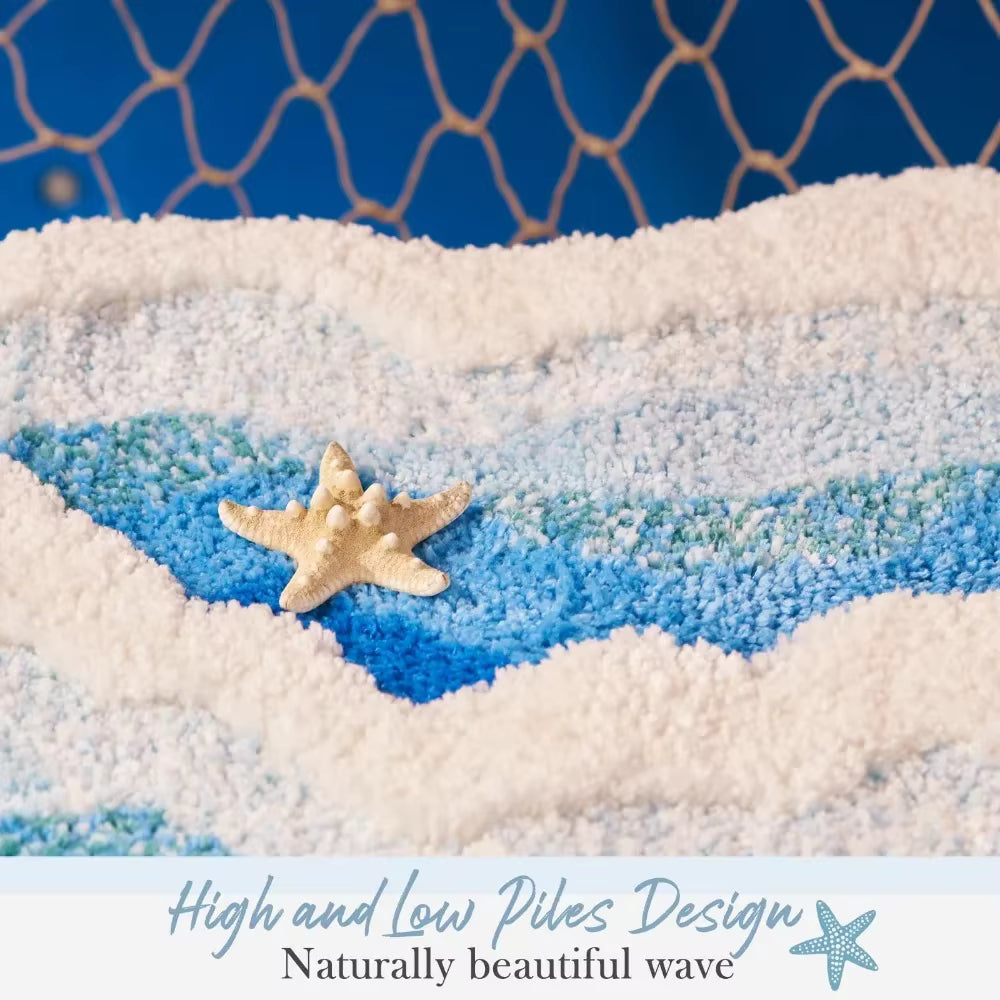Ocean Wave Tufted Rug