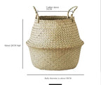 Eco-Friendly Tropical Sea Grass Wicker Storage Basket